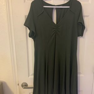 Torrid Dark green dress